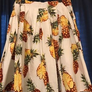 Pineapple Tiki skirt L